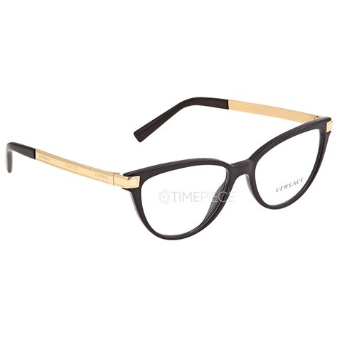 versace eyeglasses ve3271 gb1 black 54 mm|Versace™ VE3271 GB1 54 Black Eyeglasses .